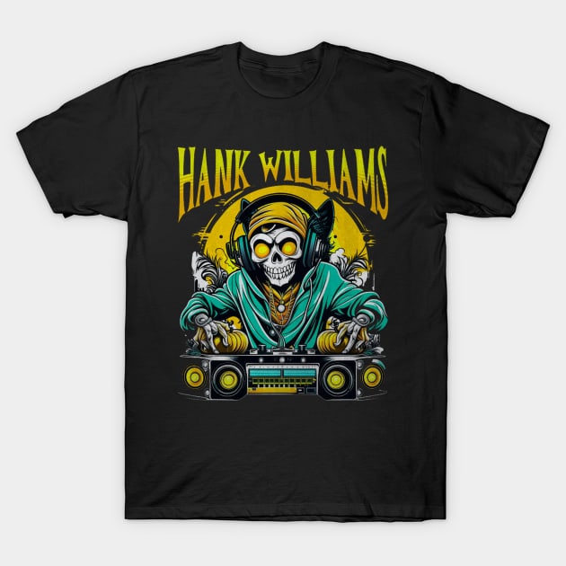 Hank Williams T-Shirt by darkskullxx